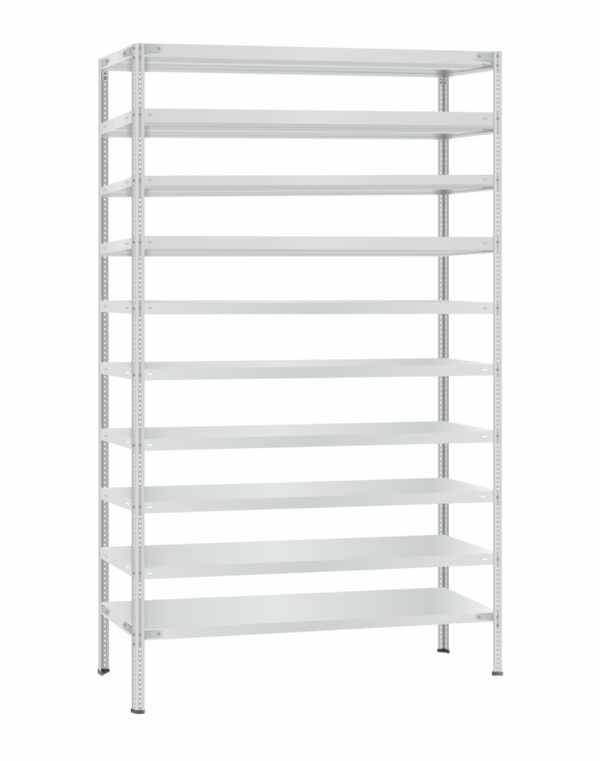 Стеллаж металлический Титан МС-500 2300х1200х600 10 полок