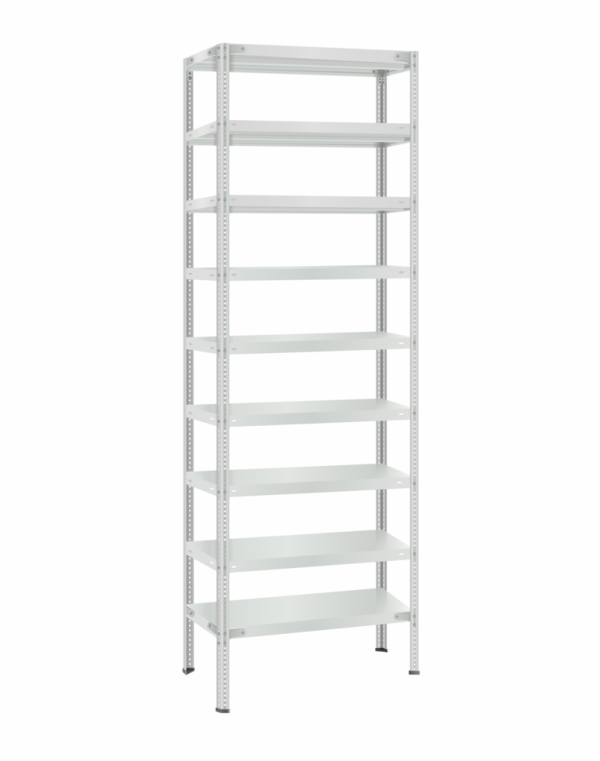 Стеллаж металлический Титан МС-500 2300х700х600 9 полок