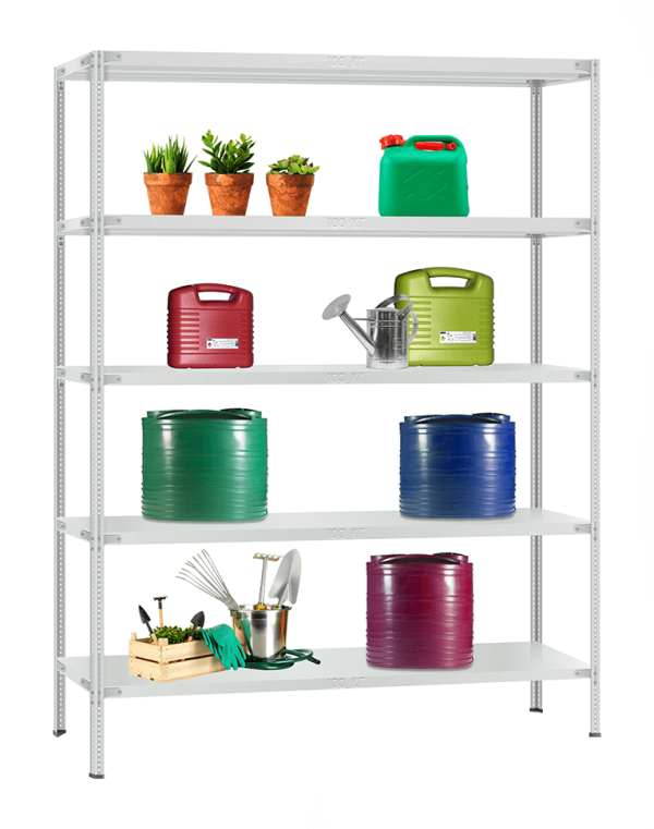 Стеллаж металлический Титан МС-900 2300x1000x500 5 полок